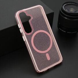Futrola CRYSTAL MagSafe - Samsung S921 Galaxy S24 5G roze (MS).