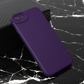 Silikonska futrola Teracell Giulietta - iPhone 7/8/SE (2020)/SE (2022) mat tamno ljubicasta.
