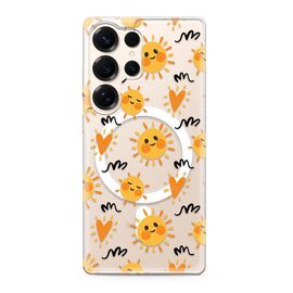 Futrola silikonska print MagSafe - Samsung S938 Galaxy S25 Ultra 5G sun (MS).