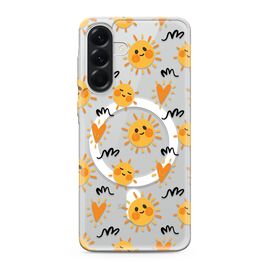 Futrola silikonska print MagSafe - Samsung A566 Galaxy A56 5G sun (MS).
