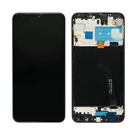 LCD displej (ekran) - Samsung A105/Galaxy A10 (GH82-20227A) + touchscreen + frame black (crni) FULL ORG-SP.