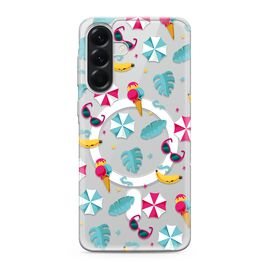 Futrola silikonska print MagSafe - Samsung A566 Galaxy A56 5G beach (MS).