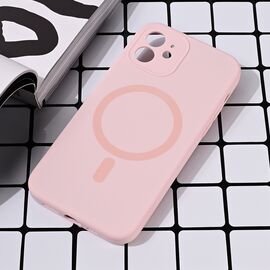 Futrola Magsafe Pure color - iPhone 12 6.1 roze.