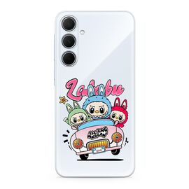 Silikonska futrola ultra tanka (skin) PRINT CLEAR - Samsung A556 Galaxy A55 5G LBB004 (MS).
