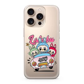 Silikonska futrola ultra tanka (skin) PRINT CLEAR - iPhone 16 Pro (6.3) LBB004 (MS).