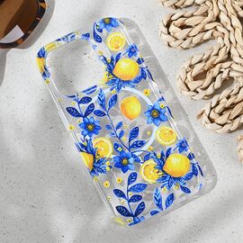 Futrola print Magsafe - iPhone 15 Pro 6.1 Mediteran Lemon.