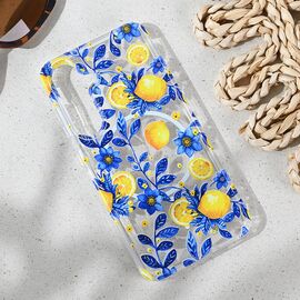 Futrola print Magsafe - Samsung S921B Galaxy S24 Mediteran Lemon.