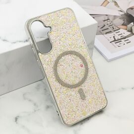Futrole GLAM GLOW MagSafe - Samsung A366 Galaxy A36 5G siva (MS).