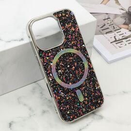 Futrole GLAM GLOW MagSafe - iPhone 16 Pro (6.3) crna (MS).