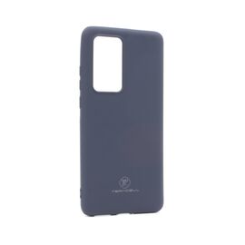 Silikonska futrola Teracell Giulietta - Huawei P40 Pro mat tamno plava.