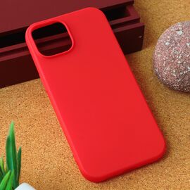 Silikonska futrola Teracell Giulietta - iPhone 15 mat crvena.
