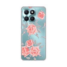 Silikonska futrola PRINT Skin - Huawei Honor X6a Elegant Roses.