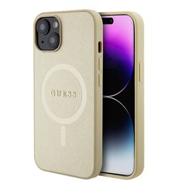 Futrola Guess Hc PU Saffiano Magsafe - iPhone 15 bez (GUHMP15SPSAHMCB).