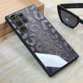 Futrola Shiny glass - Samsung Galaxy S23 Ultra crna.
