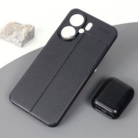 Futrola Leather - Xiaomi Redmi 13C crna.
