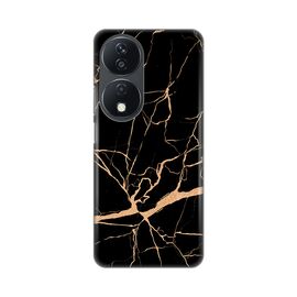 Silikonska futrola PRINT - Huawei Honor X7b All black (crni).