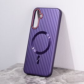 Futrola Magsafe Stripe - Samsung A256B Galaxy A25 ljubicasta.