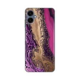 Silikonska futrola PRINT - Samsung A065F Galaxy A06 Purple Gold Marble.