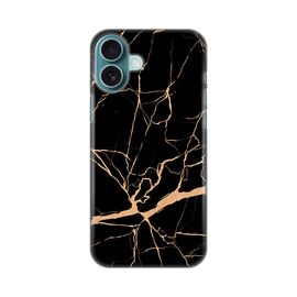 Silikonska futrola PRINT - iPhone 16 Plus 6.7 All black (crni).