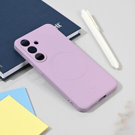 Silikonska futrola Teracell Giulietta Magsafe - Samsung S931 Galaxy S25 ljubicasta.