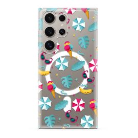 Futrola silikonska print MagSafe - Samsung S928 Galaxy S24 Ultra 5G beach (MS).