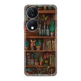Silikonska futrola ultra tanka (skin) PRINT CLEAR - Huawei Honor X7b ND0351 (MS).