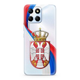 Silikonska futrola ultra tanka (skin) PRINT CLEAR - Huawei Honor X6 SRB12 (MS).