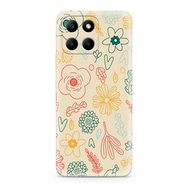 Silikonska futrola ultra tanka (skin) PRINT CLEAR - Huawei Honor X6 ND0339 (MS).