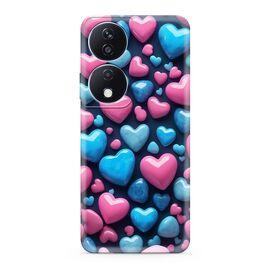 Silikonska futrola ultra tanka (skin) PRINT CLEAR - Huawei Honor X7b ND0362 (MS).