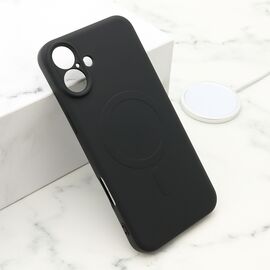 Futrola VELVET TOUCH MagSafe - iPhone 16 Plus (6.7) crna (MS).