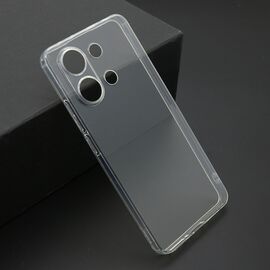 Silikonska futrola ultra tanka (skin) PROTECT - Xiaomi Redmi Note 13 4G providna (bela) (MS).