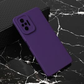 Silikonska futrola Teracell Giulietta - Xiaomi Redmi Note 10 Pro/Redmi Note 10 Pro Max mat tamno ljubicasta.