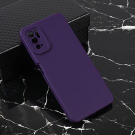 Silikonska futrola Teracell Giulietta - Xiaomi Redmi Note 10 5G mat tamno ljubicasta.