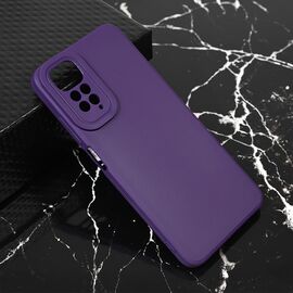 Silikonska futrola Teracell Giulietta - Xiaomi Redmi Note 11/Redmi Note 11s mat tamno ljubicasta.