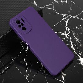 Silikonska futrola Teracell Giulietta - Xiaomi Redmi Note 10/Redmi Note 10S mat tamno ljubicasta.