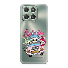 Silikonska futrola ultra tanka (skin) PRINT CLEAR - Huawei Honor X6b LBB004 (MS).