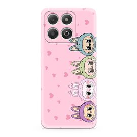 Silikonska futrola ultra tanka (skin) PRINT CLEAR - Huawei Honor X6b LBB005 (MS).