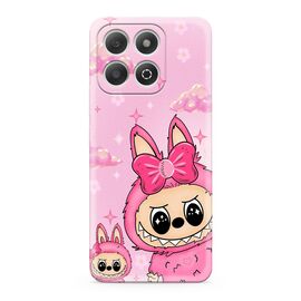 Silikonska futrola ultra tanka (skin) PRINT CLEAR - Huawei Honor X6b LBB001 (MS).