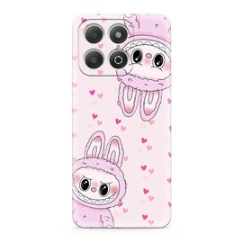 Silikonska futrola ultra tanka (skin) PRINT CLEAR - Huawei Honor X6b LBB002 (MS).