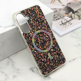 Futrola GLAM GLOW MagSafe - Samsung A566 Galaxy A56 5G crna (MS).