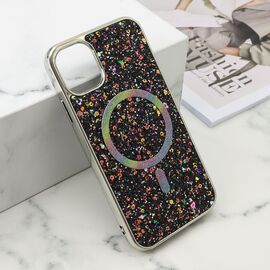 Futrola GLAM GLOW MagSafe - iPhone 11 (6.1) crna (MS).