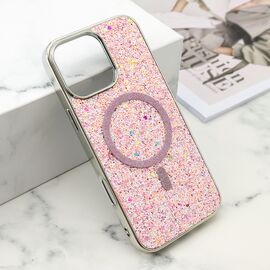 Futrola GLAM GLOW MagSafe - iPhone 16 Pro Max (6.9) roze (MS).