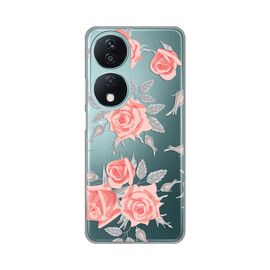 Silikonska futrola PRINT Skin - Huawei Honor X7b Elegant Roses.