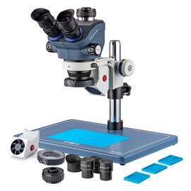 Mikroskop KAISI TX-350s plavi.