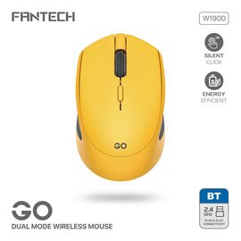 Kancelarijski Wireless mis Fantech W190 zuti.