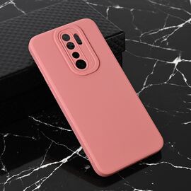 Silikonska futrola Teracell Giulietta - Xiaomi Redmi Note 8 Pro mat tamno roze.