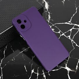 Silikonska futrola Teracell Giulietta - Samsung A075F Galaxy A07 mat tamno ljubicasta.