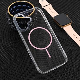 Futrola Magsafe Color Line - iPhone 17 roze.