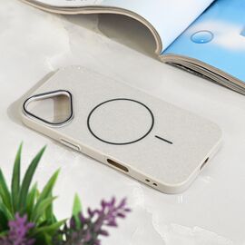 Futrola Magsafe Sparkle Dust - iPhone 17 srebrna.