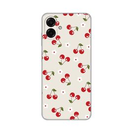 Silikonska futrola PRINT - Samsung A075F Galaxy A07 Cherry and Flowers.